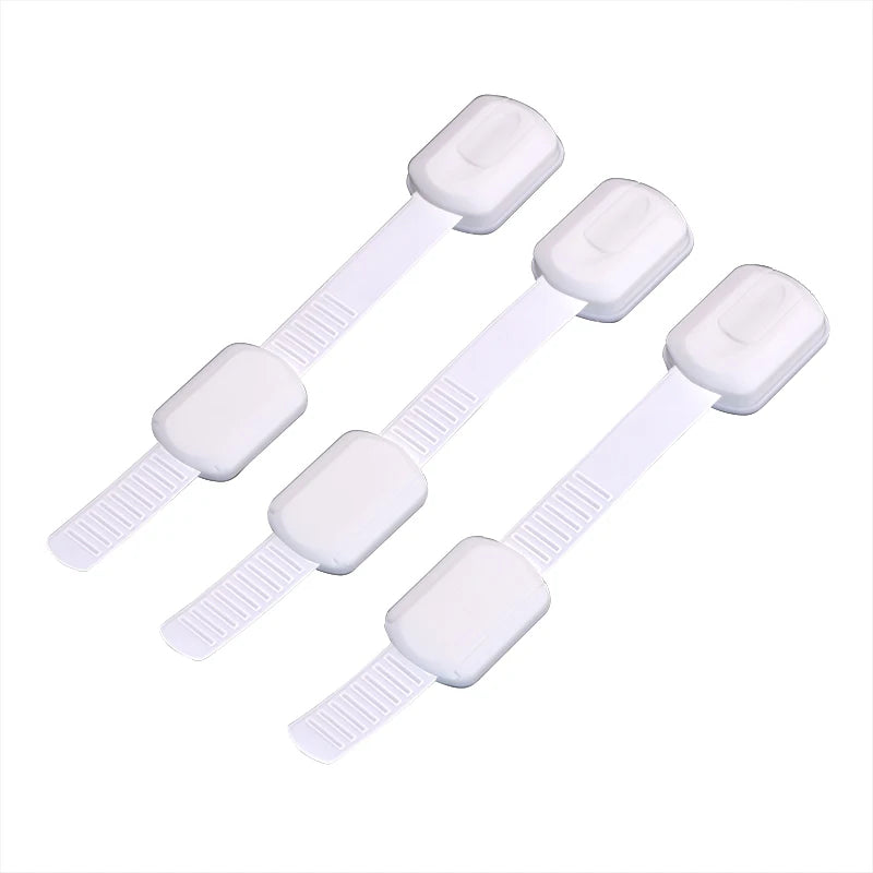 Adjustable No Drilling Child Safety Cabinet Locks Straps Baby Drawer Locks for Kids Baby Safety