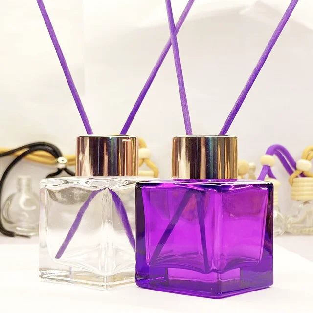 Luxury Difuser Bottle 50ml 100ml 200ml Clear Reed Glass Diffuser Bottles