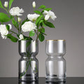 Wholesale Nordic Luxury Glass Vase Europe Craft Hand Painted Real Gold Elegant Glass & Crystal Vase