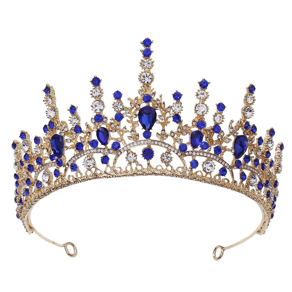 Wholesale Wedding Hair Accessories Rhinestone Bridal Pageant Princess Tiara Crown