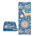 2026 Eco Friendly Digital Organic Blue Rubber Custom Print OEM Yoga Mat 4.5mm Anti Slip Non-slip Natural Rubber Suede Yoga Mat
