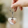 Sublimation Double-sided Heart Keychain with Black Box Packing