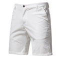 Summer New Cotton Casual Shorts Men's Straight Fit Capris Oversized Solid Sports Shorts Jogger