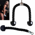 Gym Pull Down Rope 27 & 36 Inch Exercise Cable Machine Attachments Pulley System Tricep Rope