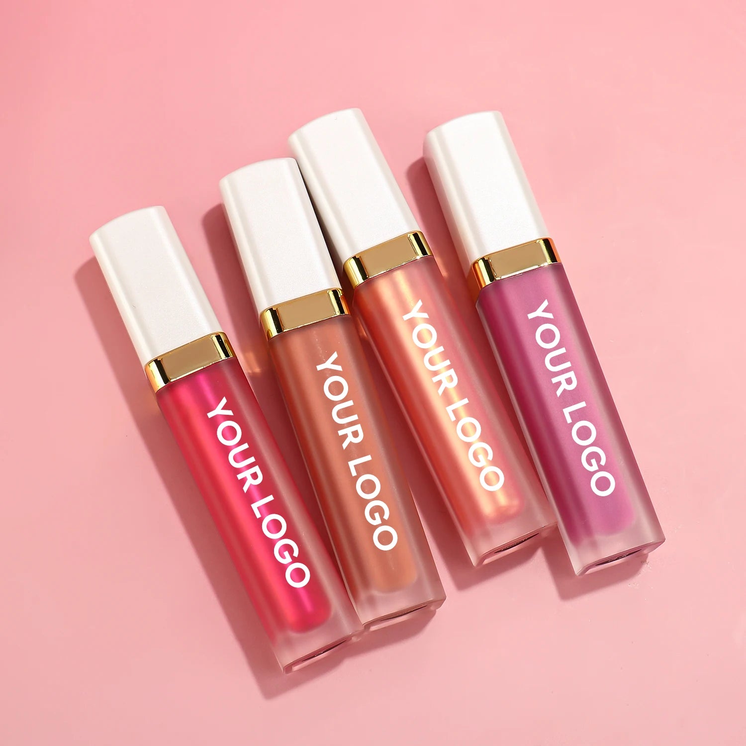 Wholesale Bulk Plumping Lip Gloss Private Label Lip Gloss Tubes with Box and logo