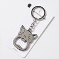 Manufacturers Custom Design Logo Metal Stainless Steel Flat Beer Colored Promotional Cute Ampule Bottle Opener Keychain