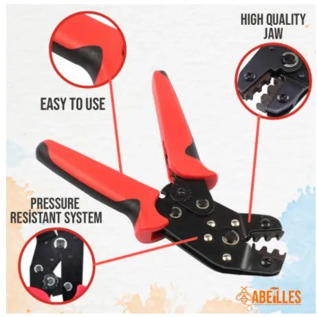 VAOHM SN-48B Steel Crimping Tool Terminal Crimper Crimping Pliers Soft Grip Handle for Cutting DIY OEM 0.5-1.5mm Wire Hand Tool