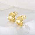 Factory Direct Modern Light Luxury Style Simple Modern Earring 14k Gold Drop Earring