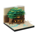 Three-Dimensional Hand-Torn Treehouse Notepad Friend Birthday Greeting Gift 3D Paste Art Deco Paper Crafts Promo 3D Memo Cube