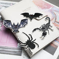 Self Sticker  Exquisite Embroidery Lifelike  Bats Scorpion Spider Patch for Decoration