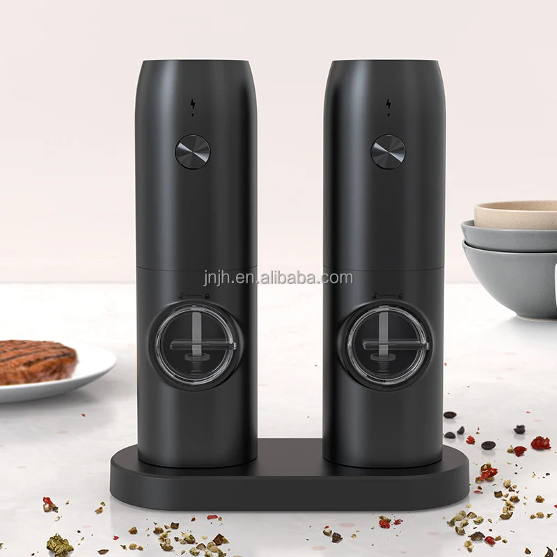 Rechargeable Electric Salt & Pepper Grinder Set