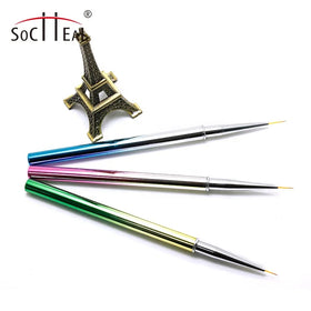 Professional Ombre Handle 3pcs Liner Nail Art Brushes Set for Nail Art Design