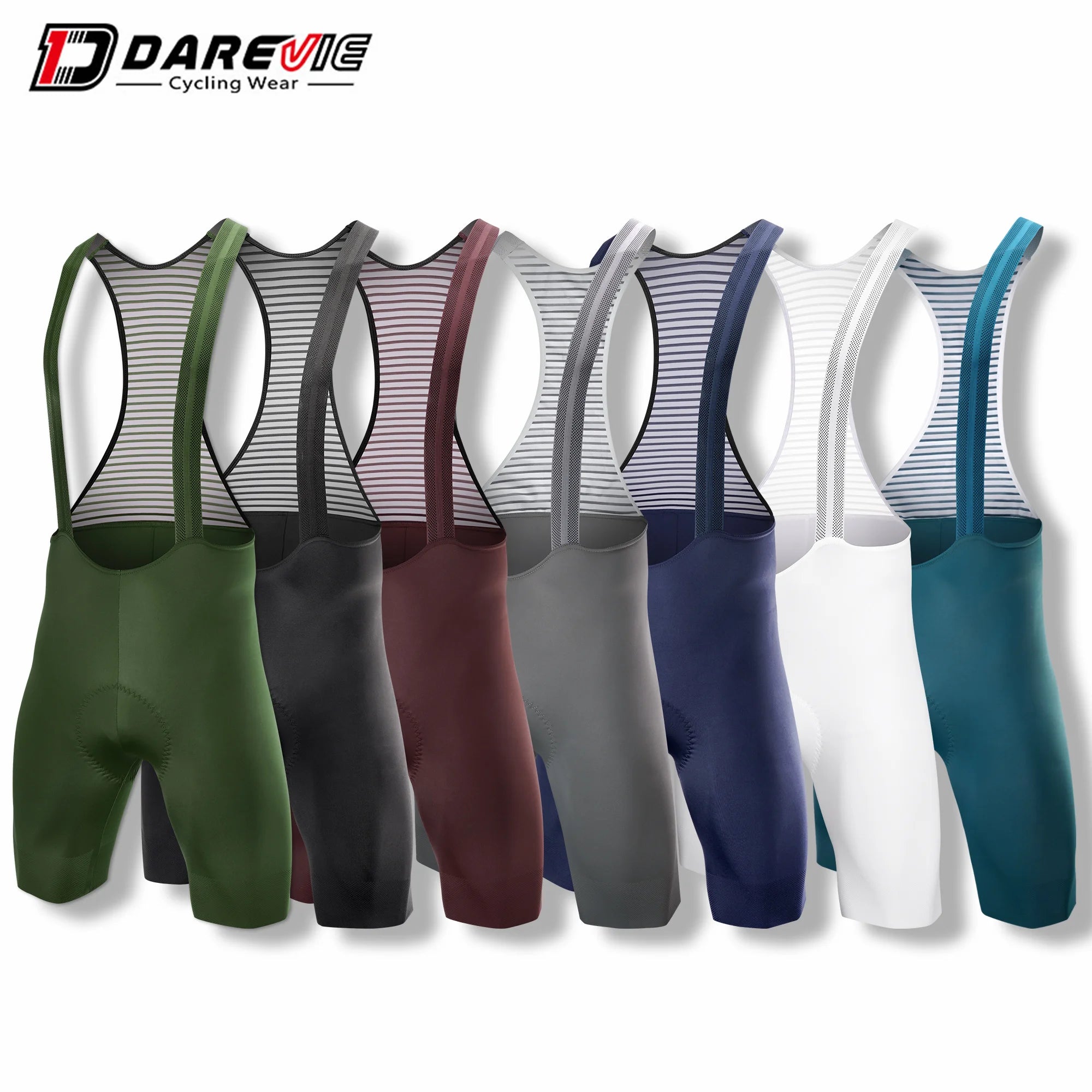 Darevie Professional Sublimation Mens Cycling Bib Shorts Fahrradhose Herren Road Mountain Bicycle Cycling Pants Men