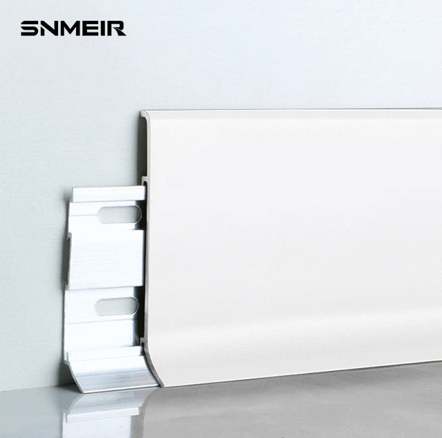 Cheap Villa Decorative Floor Tiles Wall and Flooring Panel for Interior Decoration Aluminium Skirting Board Free Spare Parts