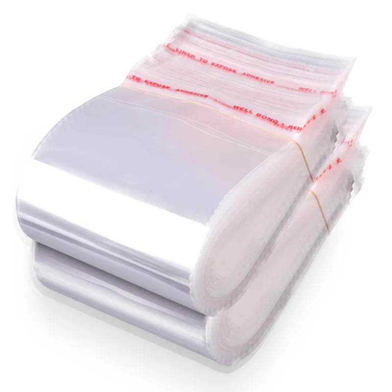 Packaging OPP Self-adhesive Bag Garment Bag Transparent Custom OPP Plastic Package Security Offset Printing Bopp Bag With Valve