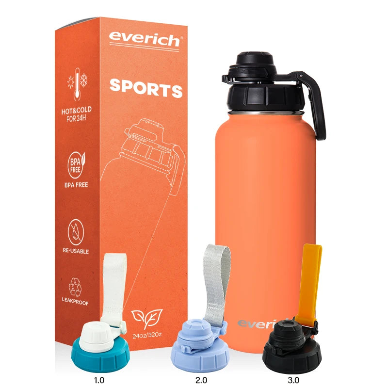 Christmas Black Friday Customize Logo Water Bottle Drink Thermos Bottles Stainless Steel Vacuum Insulated Water Bottles