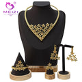 MEIZI JEWELRY 2023 Newest Italian Gold Plated Woman Necklace Set