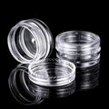 3g 5g 10g Small Clear Cream Jar Empty Pot Mini Plastic Cosmetic Sample Container 5ml 10ml for Nail Glitter Powder Lip Balm