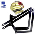 Sofa Bed Mechanism System Black Portable Bed Lift Support  Sliding Lift Hinge Sofa Bed Slider Bracket