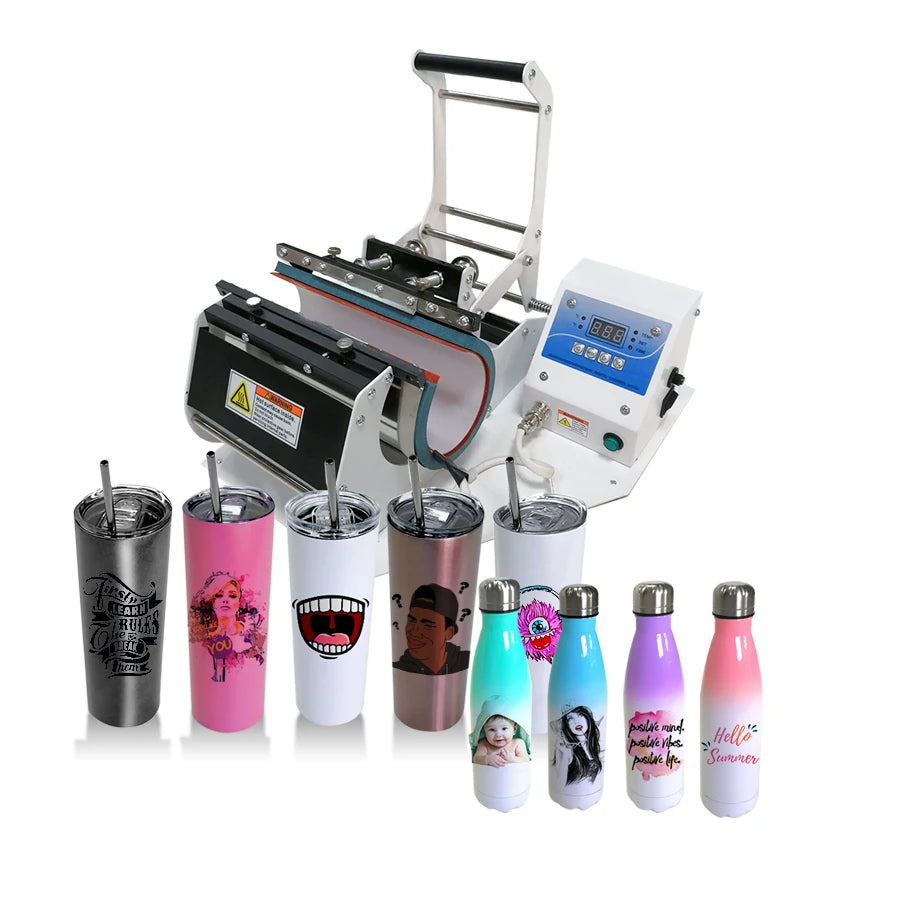 Topjlh Hot Selling 20oz 22oz Stainless Steel Skinny Tumbler Mug Heat Press Sublimation Machine