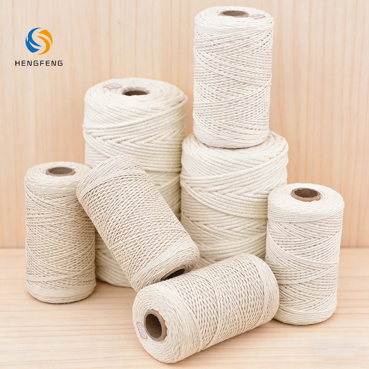 Factory Direct Natural Cotton Twine Spool Soft Cotton String for Food Packaging