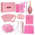 2022 Iconisgn pink Eyelash Extension Kit With New Tools for Salon and Wholesale Starter Training Kit DIY Accessories