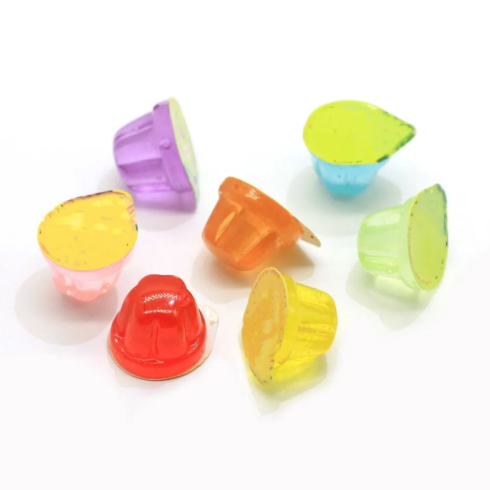 12mm 3D Mini Resin Jelly Miniature DIY Simulation Food Sweets Deco Parts Candy Clear Slime Supplies