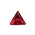 Loose Synthetic Ruby Garnet Triangle Cut Crystal Glass Stones
