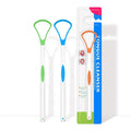 ISO Approved Custom Disposable Plastic Silicone Tongue Cleaner Scraper Brush Bulk Item