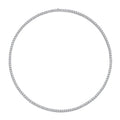 S925 Sterling Silver Moissanite Tennis Chain Necklace Men's and Women's Fashion Classic Moissanite Luxury Wedding Necklace Jewel