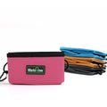 Wholesale Custom Logo Double Layer Folding Collapsible Portable Pet Travel Bowl Dog Cat Food Bowl