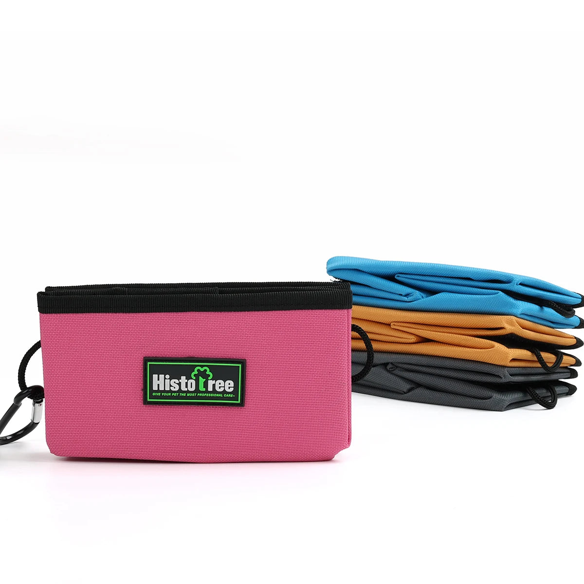 Wholesale Custom Logo Double Layer Folding Collapsible Portable Pet Travel Bowl Dog Cat Food Bowl