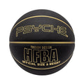Custom PSYCHE Size 7 Leather Basketball for Indoor and Outdoor Play