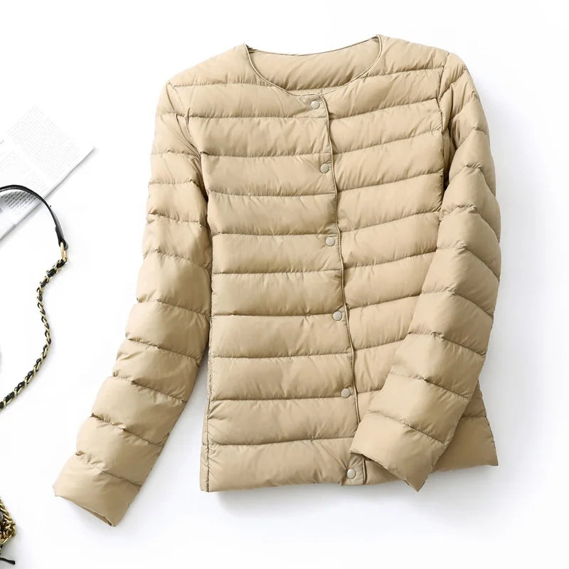 Fashion Ultra Light Duck Down Women Matt Fabric Lightweight Coat Warm Female Windbreaker Parka Women's Down Jackets Plus Coats