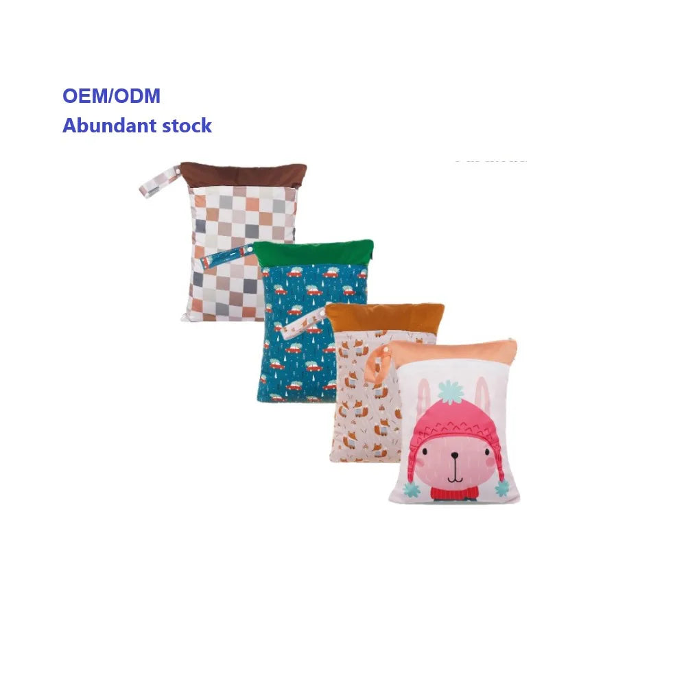Elinfant Hot Sale Wet Bags Waterproof Reusable Baby Diaper Bag Multi-function Wet Swimsuits Bag