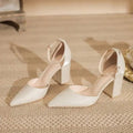 Sandals 6cm 8cm Party Shoes Ladies Pumps Plus Size Bride Wedding High Heel Shoes for Women