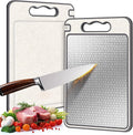 Stainless Steel Eco-Friendly Durable 4-in-1 Cutting Board Knife Sharpener Spice Grater Chopping Board Kitchen Double Sided