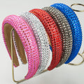 Cross-border New Baroque Full Drill Sponge Headband Fashion All-in-one Pressure Hair High Cranial Top Headband