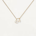 LOZRUNVE 925 Silver Fine Jewelry Minimalist Diamond Charm Necklace for Women Girls