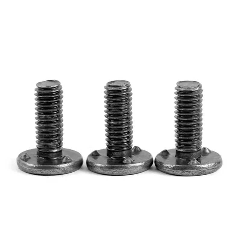 DIN 34817 Carbon Steel Welding Machine Point Screw M6 M8 X 16mm 25mm 35mm Round Head Weld Bolt with 3 Projections Point