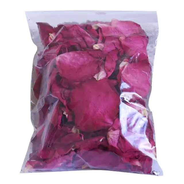Organic Natural Dried Red & White Rose Petals Confetti Flowers for Bath & Wedding Decorative Lavender Rose Petals Home Occasion