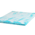 Cooling Gel  Memory Foam Mattress Topper Queen Size Waterproof Portable Home Hospital Use Featuring Plant
