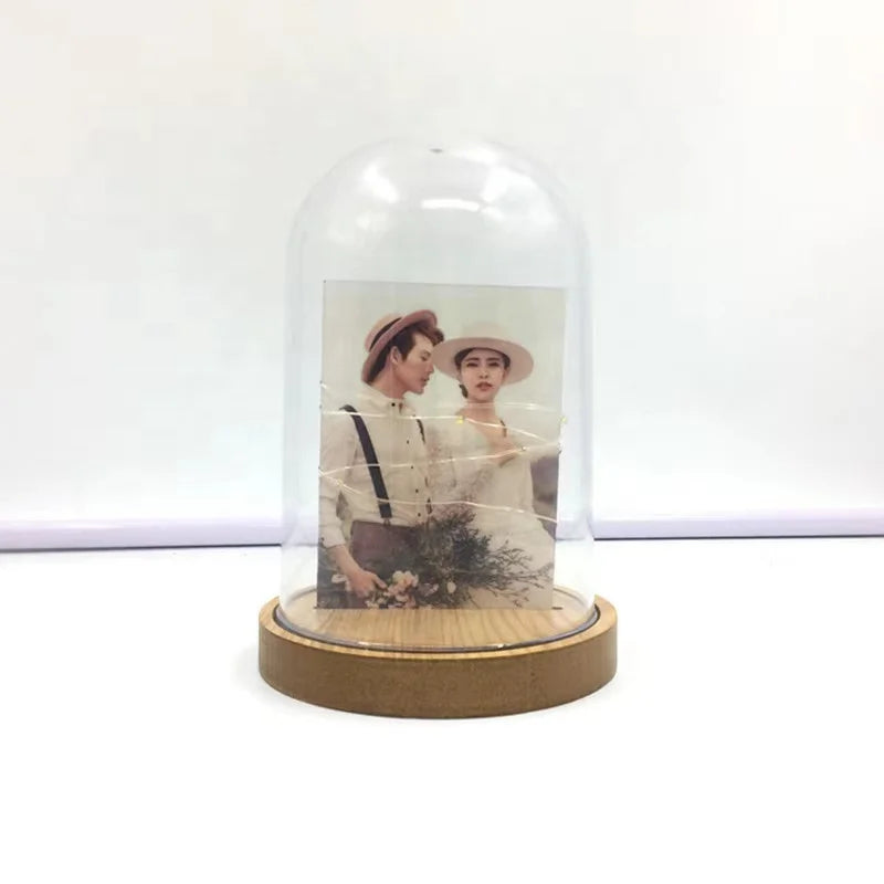 XZ-19-04 New Arrival LED Photo Frame Size 12.5*18CM Sublimation Blanks Display Plastic Home Decoration with LED Lights