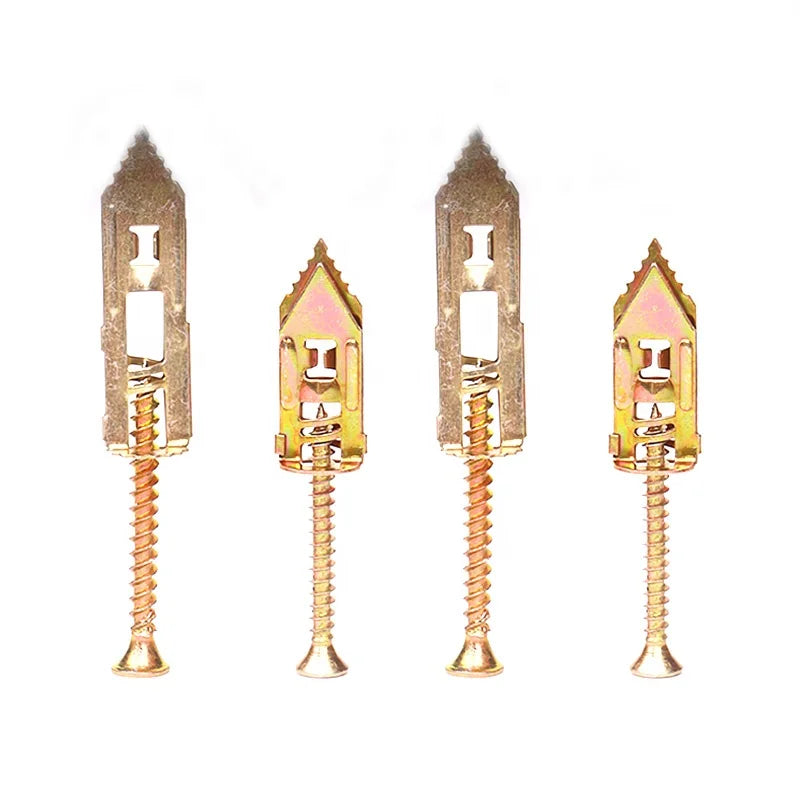 Expansion Anchor Gypsum Board Drywall Self Tapping Screw Hollow Brick Ceiling Cement Cavity Plug Dowel  Bolt Fixing Tools Kit