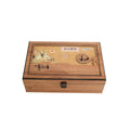 Luxury Chinese Feature UV Printed Rectangle Wooden Keepsake Box Home Decoration for Jewelry Tea Sundries on Desktop