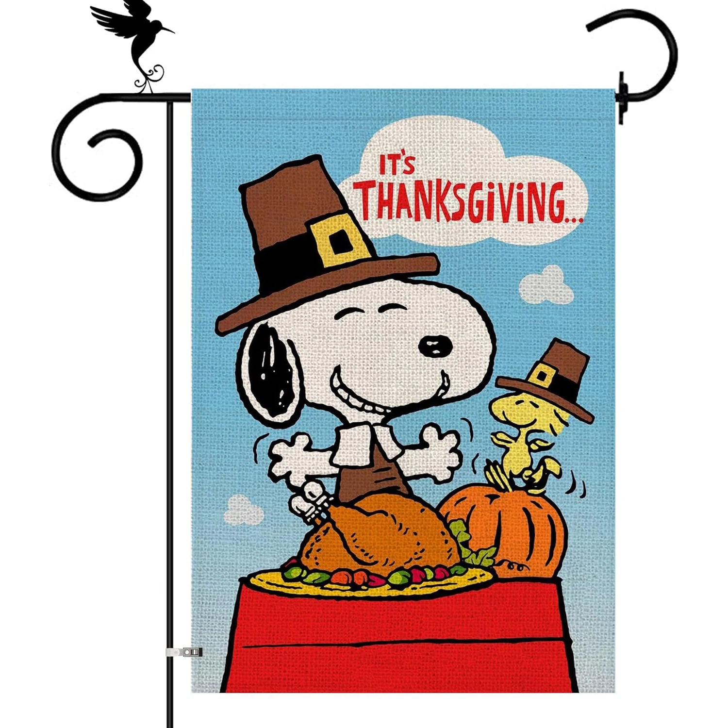 Promotional Product 12x18 Inch Outdoor Double-sided Waterproof Farmhouse Decoration Courtyard Thanksgiving Garden Flag