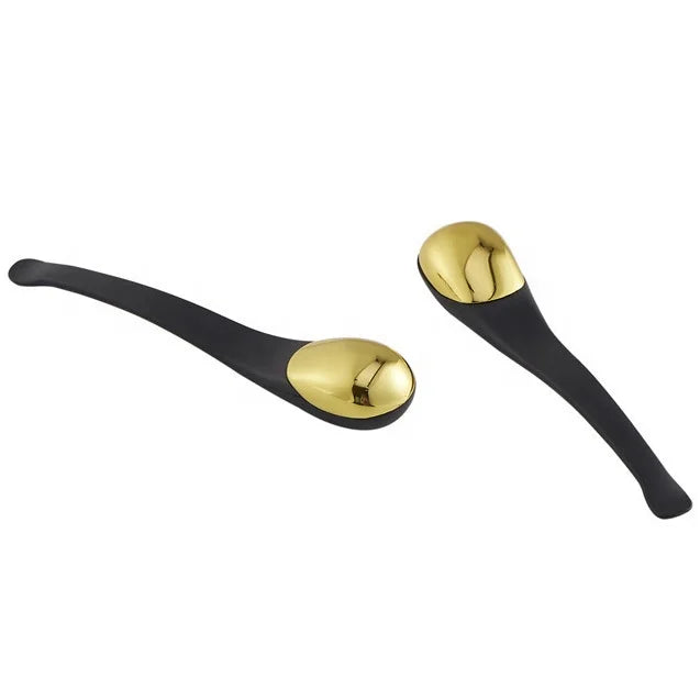 2024 Private Label Metal Eye Cream Applicator Eye Massage Stick Wrinkle Remove Cosmetic Spoon for Girls Women