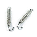 Customized Factory Metal Spring Stainless Carbon Alloy Steel Anodizing Small Dual Loop Hooks Extension Springs for Nail Lamp