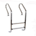 Factory Supply JinDe SF215 2-Step Stainless Steel 304/316 Handrail Pool Ladder with Escalator Feature for Swimming Pool