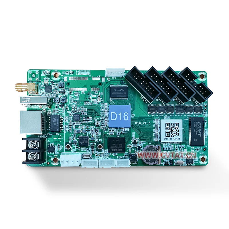 HuiDu HD-D16 Full Color LED Display Banner Screen with Asynchronous Control Wi-Fi Mobile APP Video Controller